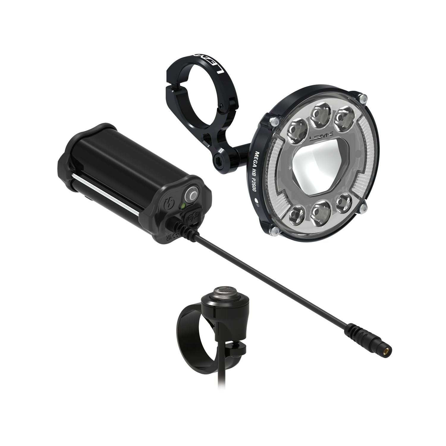 Kit éclairage Vélo Lezyne Super HB 1350+ StVZO Avec Support - Puissant Et Homologué